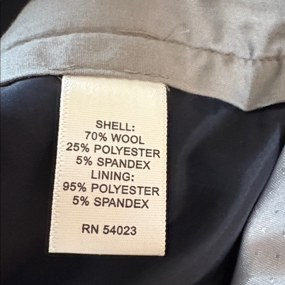 Banana Republic Wool Navy Blue Dress Pants NWT - Picture 6 of 6